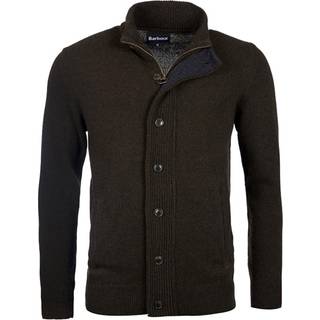 Barbour Lifestyle Essential Patch Zip Through Cardigan Seaweed