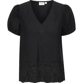 Saint Tropez EamajaSZ Bluse - Sort - Str S - Damer