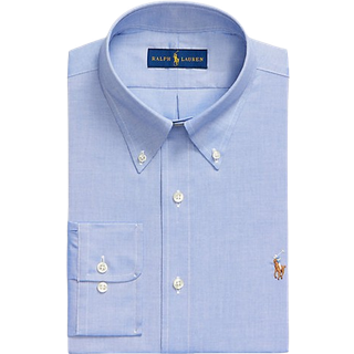 Polo Ralph Lauren Custom Fit Oxford Dress Shirt True Blue