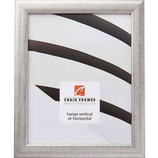 craig rammer moderne 8x10 billedramme ridset s?lv