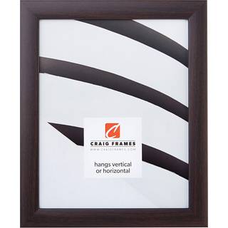 Craig Frames 23247778 24 af 24-tommer billedramme Glat indpakning Finish 1-tommer bred brasiliansk valn?dbrun