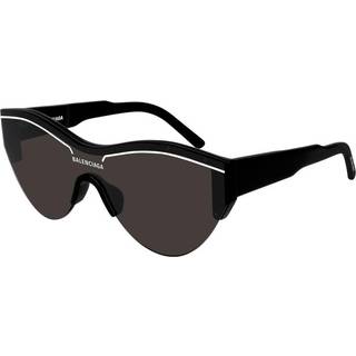 Balenciaga Kvinde BB0004S 001 Solbriller Acetat Sort Grå Cat Eye Normal