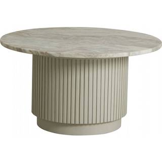 Nordal Erie sofabord - hvid marmor - 90