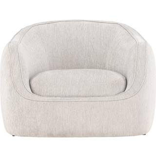 Elio loungestol i polyester stof lys grå