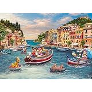 CEACO - Thomas Kinkade - Disney - Mickey & Minnie i Italien - 1000 stykker puslespil