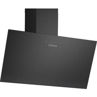 Væghængt emhætte 80 cm - Klart glas med sort tryk - Siemens iQ100 - LC85KDK6K