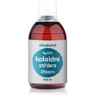 Allnature Koloidní stříbro Ag200 25 ppm Rensende tonic 500 ml - 500 ml