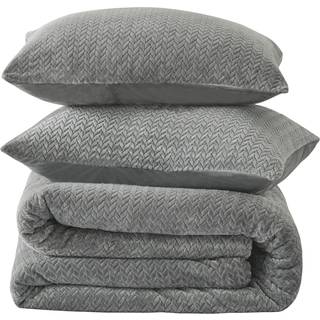 Chixpace fluffy dyne s?t - lodne blade m?nster faux pels seng s?t vinter ultra bl?d fuzzy komfort s?t fl?jl str?else s?t til seng