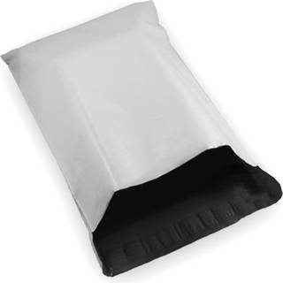 10 ECOSWIFT 12 x 16 Hvid stor poly mailer st?rrelse #5 Selvforsegling Konvolutter Plastikforsendelsesposer 12x16 1,7 mil