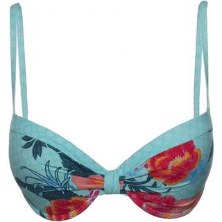 Esprit Peony Beach Padded Push Up Bikini - Turquoise Patt - B 40