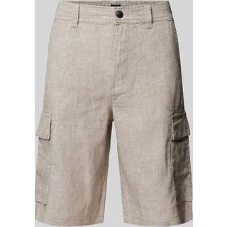 BOSS Orange Herren Cargoshorts beige,braun meliert