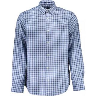 Gant Light Blue Cotton Men Shirt