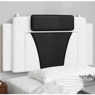 Gavlpude Kunstlæder - Hvid og sort / 100 cm