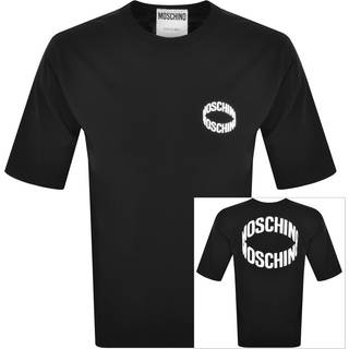 Moschino Logo T Shirt Black