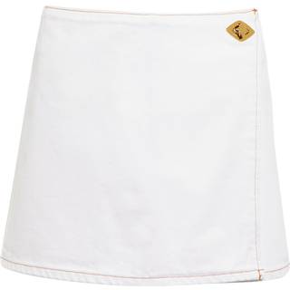 Ganni Denim miniskirt - white - L