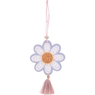 Karmaformede luftfriskere terisk olie diffuser til biler, hjemme og p kontoret - Farverig dekorativ hngende luftfrisker med kvast Daisy