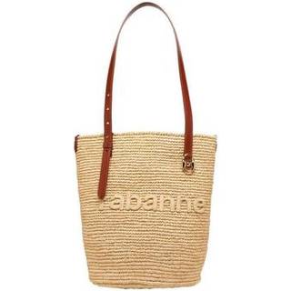 Woven Raffia Tote Bag - One size