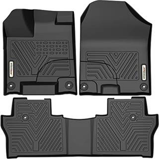 Yitamotor gulvm?tter kompatible med Honda Pilot Custom Fit Floor Liners til 2016-2022 Honda Pilot 1. & 2. r?kke All Weather Protection