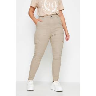 Yours Curve Yours Curve Natural Cargo AVA Jeans