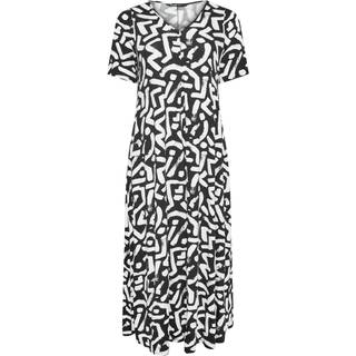 Yours Curve Abstract Tryk Plisseret MaxikjoleEU 48 (UK 20)