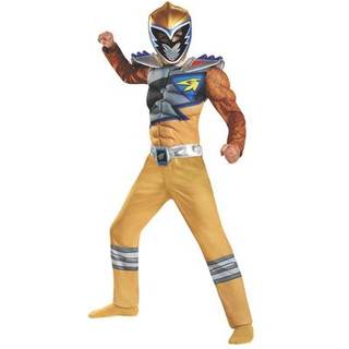Power Ranger Gold Ranger Dino Charge Muskelkostüm S