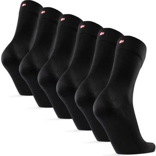 BAMBOO DRESS SOCKS - Black / 43-47 / 6-Pack