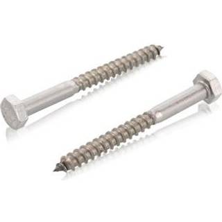 Schäfer & Peters 05714860 Franske skruer 8 mm, pakke med 100, T6S A4, DIN 571 8 x 60 mm