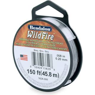 Beadalon Wildfire 0,008 i 0,20 mm brudstyrke 12 lb / 5,5 kg gr? 50 yd / 45 m