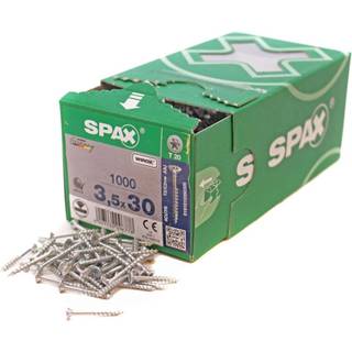 SPAX 0191010350305 Træskrue 3,5 mm TFT, FZB, ETA-12/0114 Delgevind