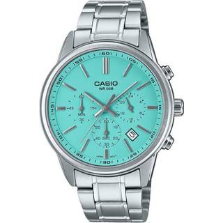 Herre Casio Chrono Dato Ur - Aqua Grøn