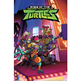 Trends International Nickelodeon Rise of the Teenage Mutant Ninja Turtles - Group Wall Poster 14.725 """" X 22.375 """" Premium Unframed version
