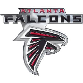 Fanmats 60589 Atlanta Falcons Heavy Duty Aluminium Pr?get farve Emblem Auto Emblem Decal - Alternativ