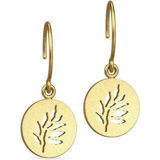 Julie Sandlau Signature Øreringe 22 kt. Forgyldt Sølv HKS208GD - Dame - 925 Sterling Silver
