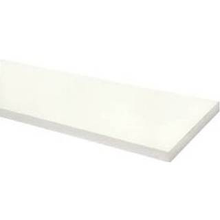 Wallmann hylde, hvid melamin, 1600 x 300 x 22 mm