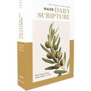 NASB, Daily Scripture, Paperback, White/Olive, 1995 Text, Comfort Print