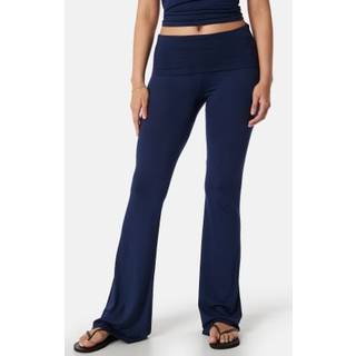 Fold Over Flared Trousers