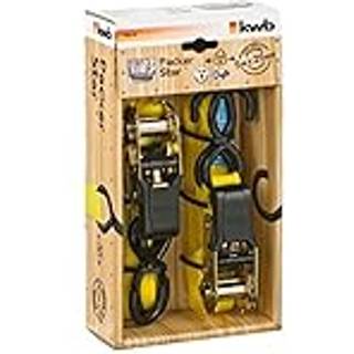 kwb spændestrop med skralde og 2 kroge, 25 mm  x  5 meter - 2 stk.