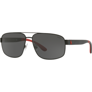 Polo Ralph Lauren PH3112 903887 62 Solbriller Mænd Black - Matte Black - 62mm