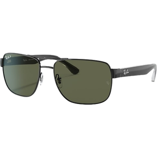 Ray-Ban RB3530 Highstreet Polarized 002/9A 58 Solbriller Mænd Black - Black - 58mm