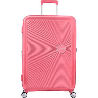 American Tourister Soundbox Spinner - kuffert der kan udvides - 77 cm - koral