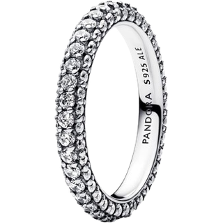 Pandora 192627C01 Damen-Ring Zeitloses Pavé Silber