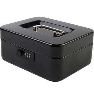 Kyodoled Medium Metal Cash Box med kombinationslåssäkerhet och pengar för säkerhet 7.87 """" x 6.30 """" x 3,54 """" svart