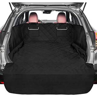 F-farve SUV Cargo Liner til hunde - Vandtt Pet Cargo Liner med sideklapper Comfort Hunde Cargo Cover med kofanger klap 2 lommer Ridsikker skrids