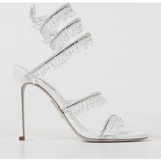Rene Caovilla Chandelier embellished leather sandals - silver - EU 40