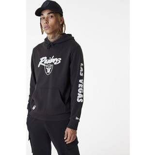 Las Vegas Raiders NFL Team Logo Black Pullover Hoodie newera adult unisex Black newera adult unisex Black newera adult unisex Black newera adult unise - XXL