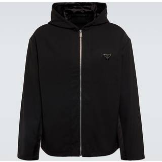 Prada Hooded virgin wool jacket - black - EU 46
