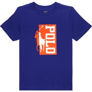 Polo Ralph Lauren Kids Logo cotton jersey T-shirt - blue - Y 2