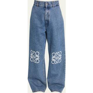Loewe Anagram high-rise wide-leg jeans - blue - L