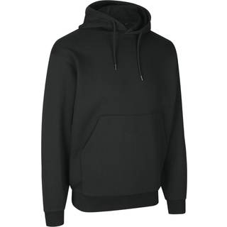 ID 0660 Soft hoodie kængurulomme unisex Sort L