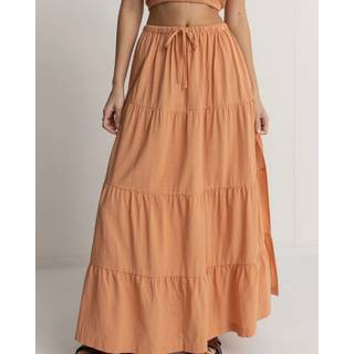 Rhythm Villa Tiered Nederdel - XS - peach